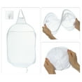 thumbnail image 6 of Unique Bargains 1 Pc 48L Wall-mounted Folding Laundry Basket Hamper Basket for Bathroom 15.75"x7.87"x23.62" White, 6 of 6