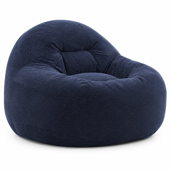 Modern Memory Foam Bean Bag Chair, Comfy Lazy Sofa for Living Room and Dorm