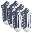thumbnail image 1 of Calcetas antideslizantes VersSockBlue 3Pares Azul 5-9.5US Converse Calcetines Tubo Corto Poliéster., 1 of 1