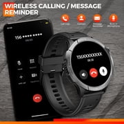 EIGIIS J47 Smart Watch for Men(Answer/Make Calls) 1.43’’ AMOLED Rugged Smart Watch for iOS Android IP68 Waterproof Smartwatch with 100+ Sports Modes