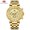 gold, variant on Mini Focus Quartz Watch Men's Casual Waterproof with Luminous Steel Belt and Stainless Steel Dial
