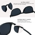 thumbnail image 3 of 2 Pairs Reading Sunglasses with UV400 Protection Lens for Women,Trendy Driving Sun Glasses Shades (Black+Red, +1.75 Magnification), 3 of 6
