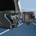 thumbnail image 4 of Soporte para barbilla para casco de motocicleta (azul) para GoPro Hero 11/10/9/8/7/6/5/4/3 DJI Osmo Action/YI Action Camera., 4 of 5