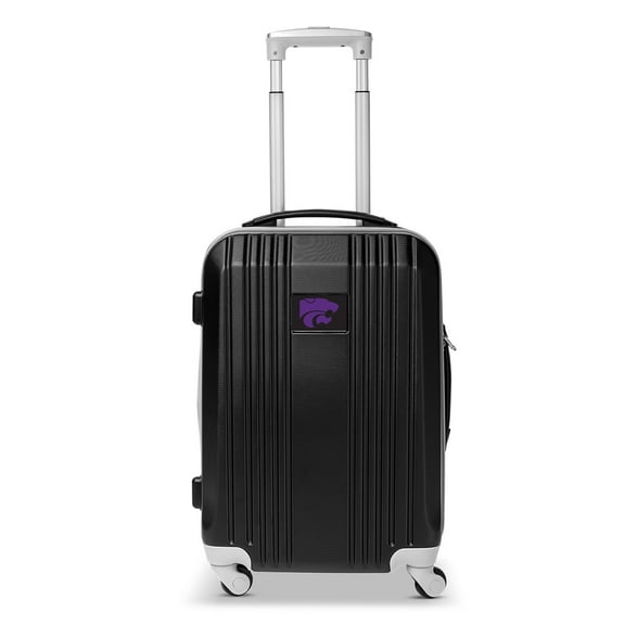 Mojo Outdoors NCAA Kansas State Wildcats 21 in. Carry-on Hardcase Two-Tone Spinner