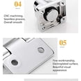 thumbnail image 3 of 2 Packs Keyed Hasp Locks Twist Knob Keyed Locking Hasp For Small Doors, Cabinets And More,Stainless Steel Steel, Chrome Plated Hasp Lock Catch Latch Safety Lock, 3 of 6