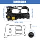 thumbnail image 5 of Kit de cubierta de válvula de motor de árbol de levas con pernos de junta y tapa de aceite NO.11127588412 para BMW 328i 528i 2012-2016, 5 of 7