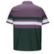 thumbnail image 5 of pstuiky camisetas para hombre, Blusa informal de manga corta con cuello vuelto y botones con costuras a rayas para hombre camisas casuales para hombre s, 5 of 5