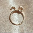thumbnail image 1 of Anillo de pavo real de plata simple, tridimensional, retro, simple, con boca abierta, joyería desgastada, línea de gancho con anillo de línea, 1 of 6