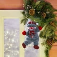 thumbnail image 4 of RKZDSR Christmas Decorations Indoor-Christmas Decorations Old Man Snowman Deer Bear Figure Pendant Decoration Window Door Hanging Layout Props, 4 of 4