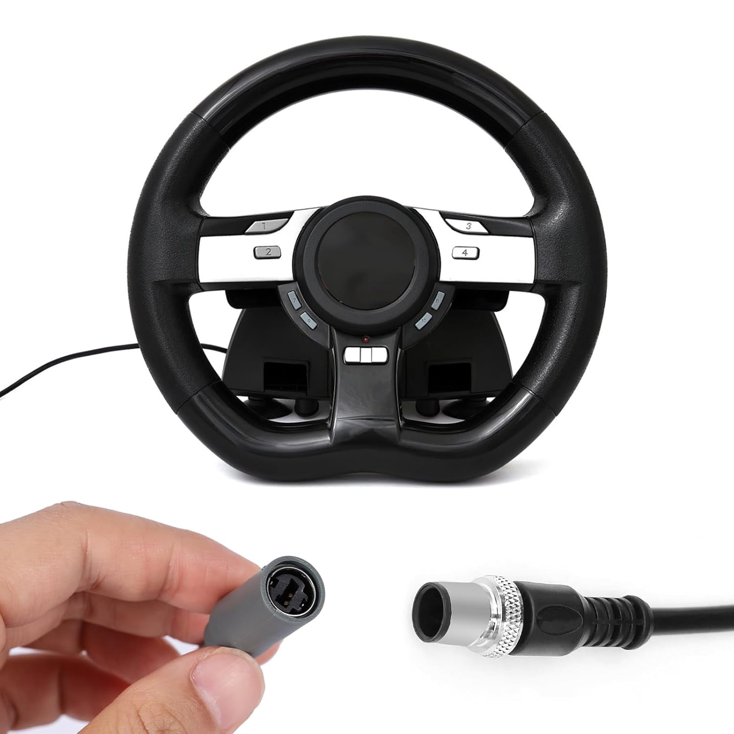 XD3-USB Breakaway Cable, Racing Wheel Cable for Logitech G920 & Ferrari 458 Fast Data Transmission Replacement USB Breakaway Cord Adapter Accessory for Guitar Controller, Game*3