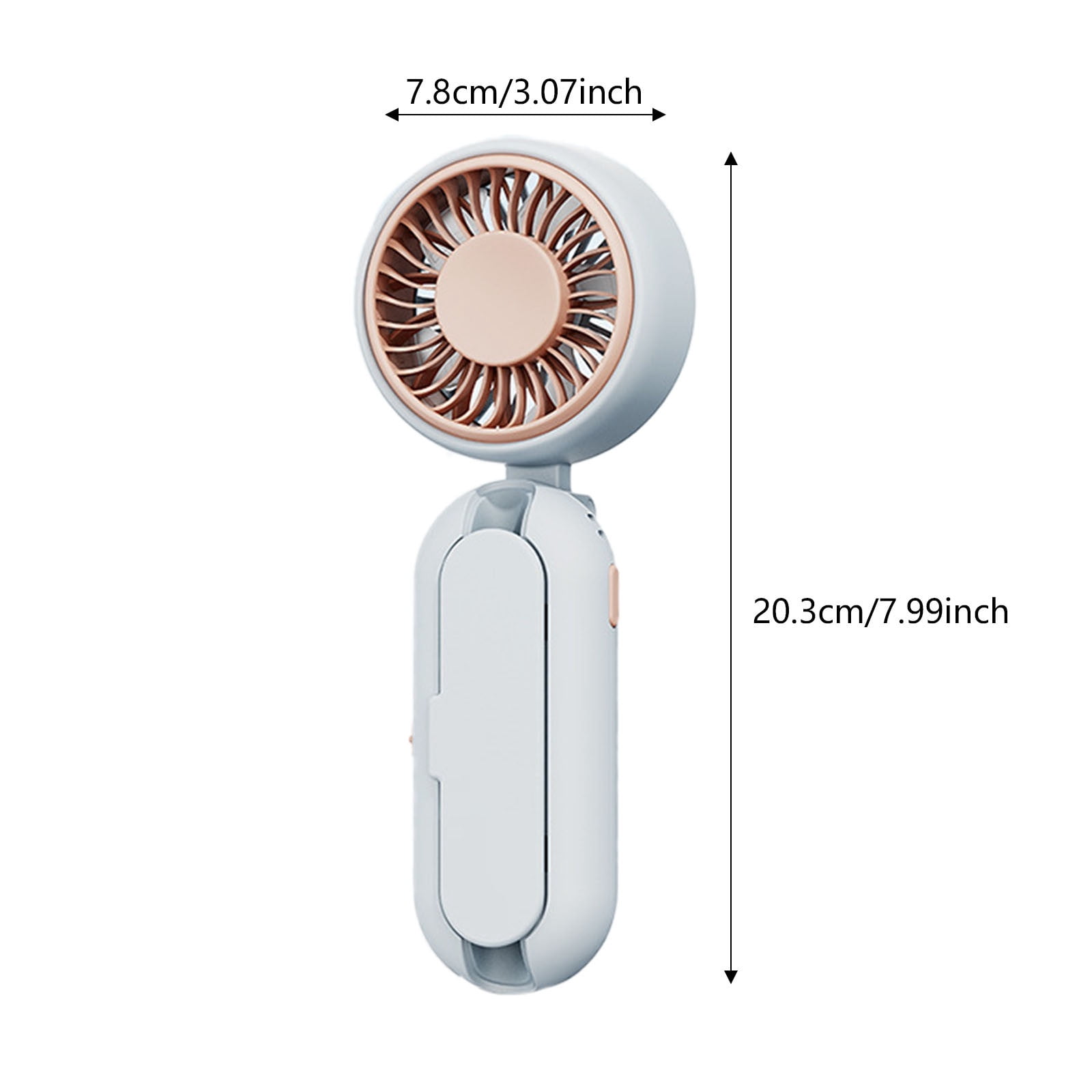On Fan For Umbrella Portable Handheld 10H Runtime 5 Speeds 180° Adjustable Fits 8 12mm Handle Battery Operated ForTravel/Beach/Camping Personal Fan Hand Held Fan Personal Fan on Fan for Baby Stroller