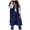 F01-Blue, variant on FYDUU Puffer Vests For Women Winter Warm Long Quilted Sleeveless Jackets With Pockets Fall Fashion Zip Up Puffy Coat Outerwear Padded Jacket Stylish Jacket Coats