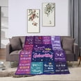 thumbnail image 3 of LHSHID 19th Birthday Girl Gift Blanket Flannel Soft and Comfortable Anti static Bed Sofa Blanket 30x40in, 3 of 6