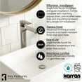 thumbnail image 2 of Karran Usa Qm172422 Quattro Matte Collection 18" Acrylic / Solid Surface Vessel Bathroom, 2 of 7