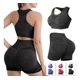 thumbnail image 1 of 2 Pcs Conjunto Short Leggins Levanta Gluteos Y Top Deportivo, 1 of 8