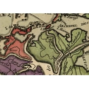 Flat Earth Map(36x44-LARGE) Buaches Physical Planisphere Map of the Earth