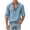 Blue, variant on Men's Long Sleeve Button Down Shirt Casual Untucked Shirts Pocket Fall Beach Wedding Textured Shirts