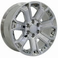 thumbnail image 4 of 20 inch Rim fits 1999-2018 Chevrolet Silverado Chrome 20x8.5 Wheel Direct Fit, 4 of 4