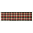 thumbnail image 2 of Ashton & Willow Ruby Red Seasonal Decor Reed Cotton Chambray Plaid Rectangle 13x48 Runner, 2 of 2