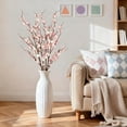 thumbnail image 5 of Uutvery Artificial Peach Blossom Branch, Realistic Fake Flower for Indoor Home Decor, Silk Floral Arrangement Vase Tabletop Wall Accent, No Maintenance Gift, 5 of 6