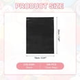 thumbnail image 2 of Uxcell Zip Bags, (6 x 8 Inch, Black) (100 Pcs), 5 Mil Long Clear Plastic Zipper Reclosable Poly Bag, Suit for - Jewelry/Candy/Office Supplies, 2 of 7