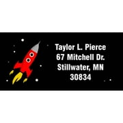 Space Hero Personalized Address Label