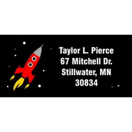Space Hero Personalized Address Label