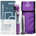 thumbnail image 2 of Zyrev ZetaLife Otoscope - Ear Scope with Light, Ear Infection Detector, Pocket Size (Purple Color), 2 of 7