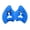 Blue, variant on Swimming Training Paddles for Children and Adults with Comfortable Adjustable and Hydrophobic Structure to Performances