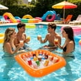 thumbnail image 6 of Amketima Inflatable Swimming Pool Drink Cooler 24 Inch Round PVC Beverage Tray with Cup Holders for Pool Party Beach Summer Fun, 6 of 6