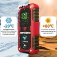 thumbnail image 3 of TFixol E-Fast 8000mAh Portable Car Jump Starter with 12V Emergency Power, LED Flashlight, and Dual USB Quick Charge for Smartphones - Red Enhanced Smart Clamp Version (ZYX-Q520), 3 of 7