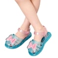 thumbnail image 5 of Abomasnow Girls Jelly Sandals Closed Toe Glitter Princess Dress Sandals Summer Waterproof Fisherman Gladiator Shoes for Little Kid, 5 of 9