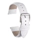 thumbnail image 1 of Cuero Reloj Correa 20mm Relieve Patrón Vaca Cuero Reloj Correa Reemplazo con Resorte Barras para Hombre y Mujer, Blanco, 1 of 6