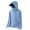 Light Blue, variant on Hoodies for Men UPF 50 Hunting Shirts with Mask Breathable Long Sleeve Solid Color Fishing Hoodie L