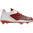 thumbnail image 2 of New Balance Mens Fuel Cell L4040v6 Low Metal Baseball Cleats Red/White 6.5, 2 of 6