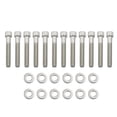 thumbnail image 2 of Bolts,302 5.0l 351w Kit 289 302 Sbf Intake 5.0l 351w Block Stainless Steel Kit Silver Huiop Intake Bolt Intake Bolt Kit Siuke Buzhi Block Sbf, 2 of 6