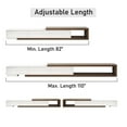 thumbnail image 2 of ChVans Extendable TV Stand for 85/100/120 inch TV, 82"-110" Wood Reversible TV Media Console with 3 Drawers, Modern Entertainment Center for Living Room,Bedroom, White-Walnut, 2 of 6