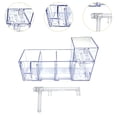thumbnail image 6 of balikha Aquarium Filter Box Tank Filter,Sturdy,Lightweight Aquarium Accessories Easy to Install Quiet Turtle Tank Filter Hanging box wet and dry, 6 of 9
