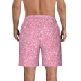 thumbnail image 3 of Naloa Glitter Men's Beach Shorts, Surfing shorts, Swim trunks, Quick Dry Swim Trunks for Surfing Beach Fun - 3X-Large, 3 of 9
