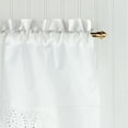 thumbnail image 3 of CHF Penny Eyelet 36" Tier Curtain, White, 3 of 5