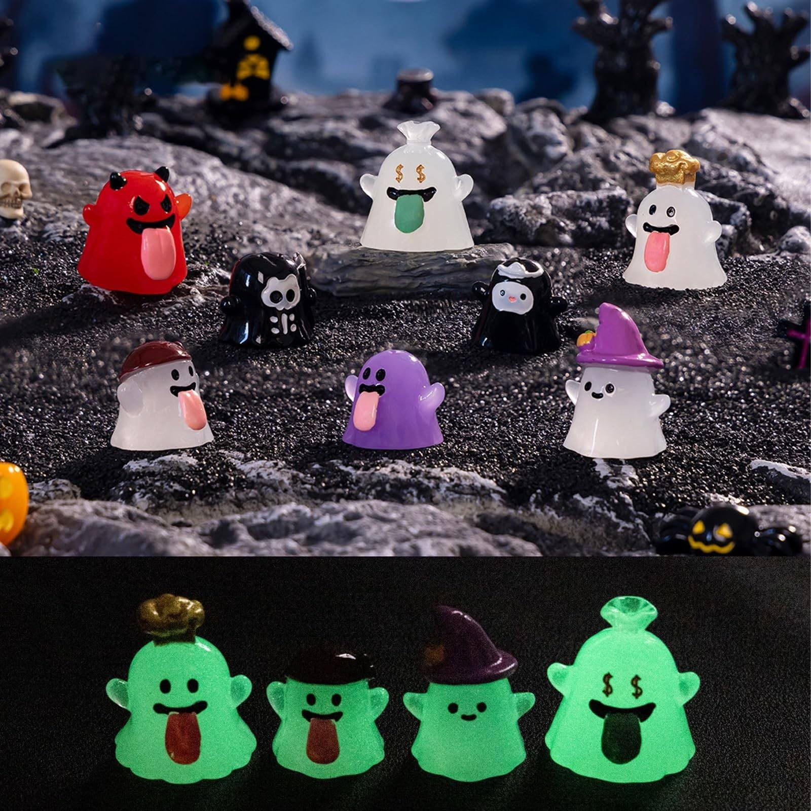 Lot De 8 Décorations Lumineuses Pour Tableau De Bord De