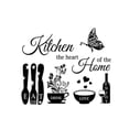 thumbnail image 3 of Adhesivos de pared con frase de cocina Eat Drink Love Enjoy, 30 x 90 cm, 3 of 4