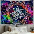 thumbnail image 2 of PRATYUS  Moon Star Tapestries Celestial Galaxy Starry Tapestry Mandala Tapestry Hippie Boho Tapestry for Room 60x50inch, 2 of 6