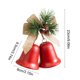 thumbnail image 3 of pstuiky Campanas dobles retro para decoración navideña, colgantes para árbol de Navidad, adorno para el hogar, 3 of 6
