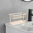 thumbnail image 5 of Vacemry Under $5 Kitchen Sink Organizer, Two Tier Drainage Shelf, Sponge and Soap Storage Rack, Slanted Drying Tray Design, Countertop Space Saver, Bathroom Kitchen Counter Organization, 5 of 7