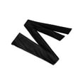 thumbnail image 4 of Cinturón Obi sólido para mujeres de tallas grandes INSPIRE CHIC, con lazo autoadherente, cinturón ancho para vestido de 35.43-45.67" negro, 4 of 6