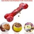 thumbnail image 6 of Dog Chew Toys for Aggressive Chewers, Rubber Dog Bones Chew Toys, Interactive Puzzle Dog Toys for Large Medium Small Dogs, Tough Dog Teeth Cleaning Toothbrush Toy (Medium), 6 of 7