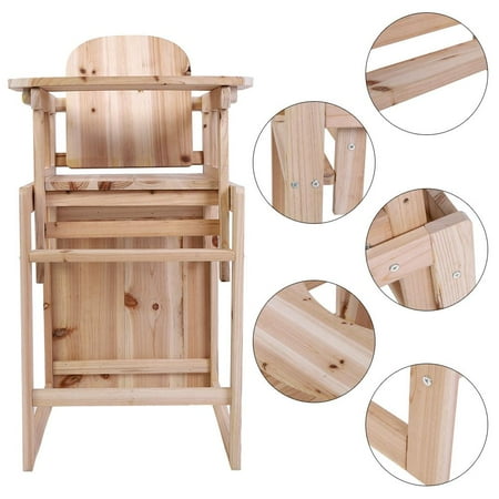 Ejoyous Baby Feeding Chair Table Set Solid Wooden Detachable Ejoyous Baby Feeding Chair Table Set Solid Wooden Detachable Highchair With Adjule Tray