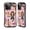 Hermione Pattern, variant on Head Case Designs Officially Licensed Harry Potter Deathly Hallows XXXVII Hogwarts Pattern Hybrid Case Compatible with Apple iPhone 14