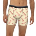 thumbnail image 2 of Men'S Boxer Briefs, Bacon Print No.9032 Soft And Breathable Mens Underwear Boxer Briefs With Widen Waist, 2 of 2